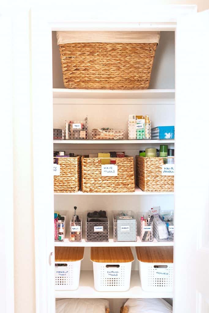 Useful Bathroom Closet Organization Ideas | Home - Taryn Newton