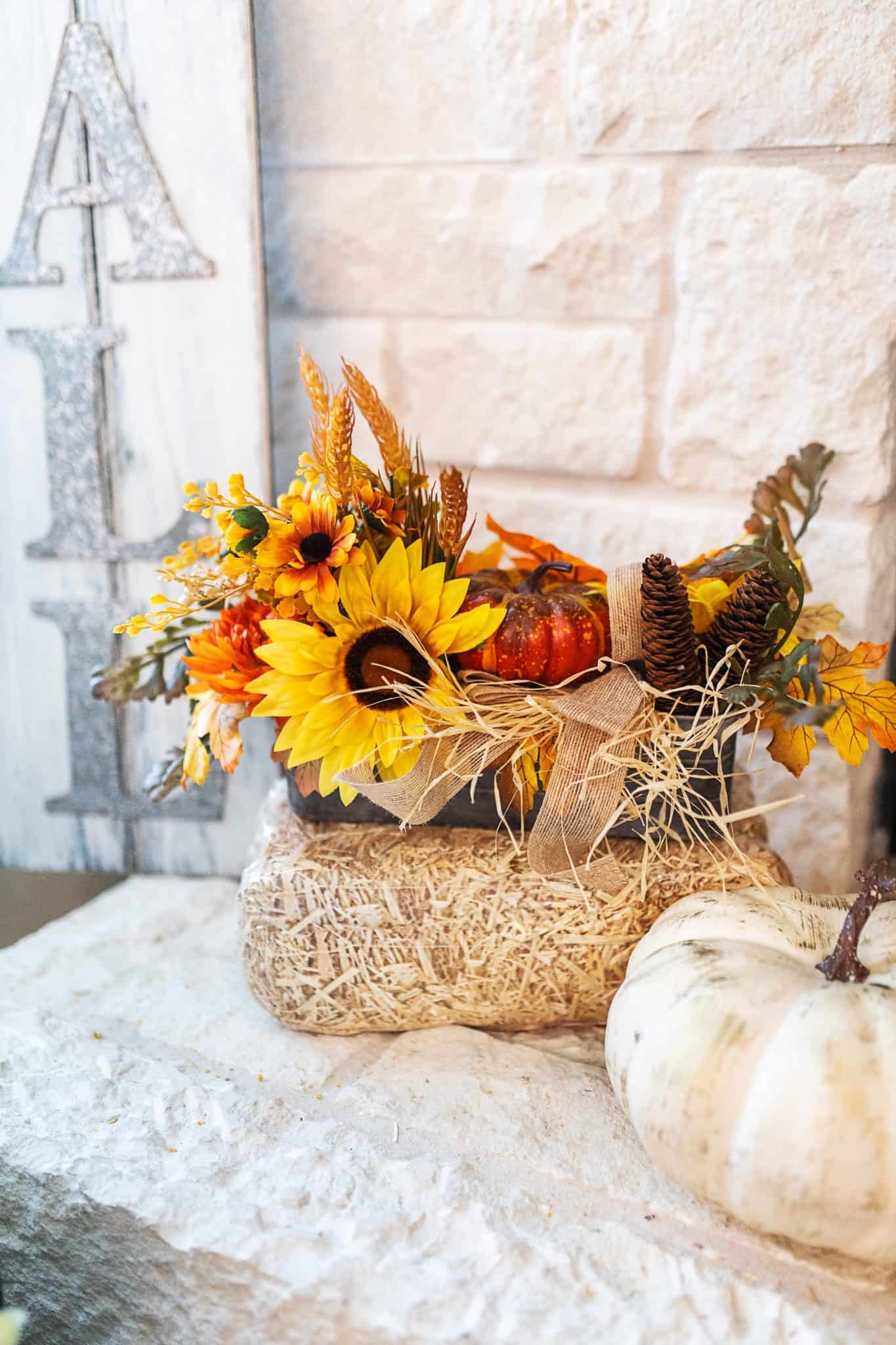 Fall Mantel Decor featured by top US life and style blog, Glamorous Versatility