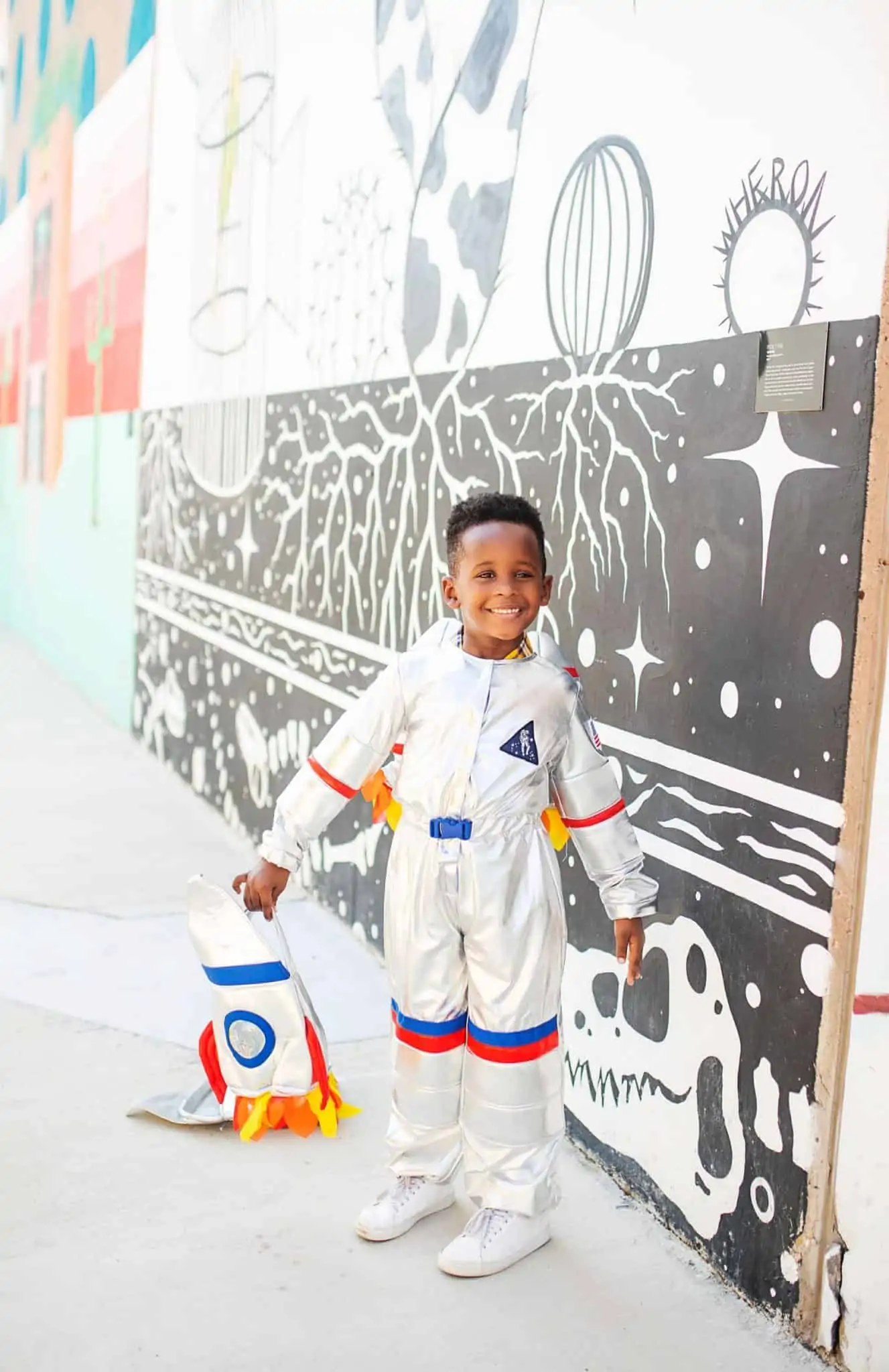 Cute Halloween Costumes for Boys featured by top US life and style blog, Glamorous Versatility: astronaut and rocket