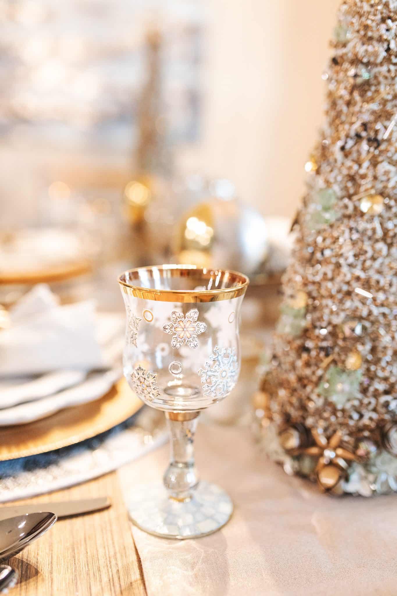 MacKenzie Childs Table Setting Ideas by popular Texas life and style blog, Glamorous Versatility: image of a table set with MacKenzie Childs Sweetbriar collection items.